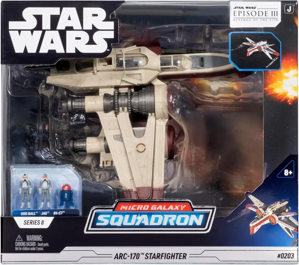 Star Wars Deluxe Fahrzeug ARC 170 20 cm (Series 8)