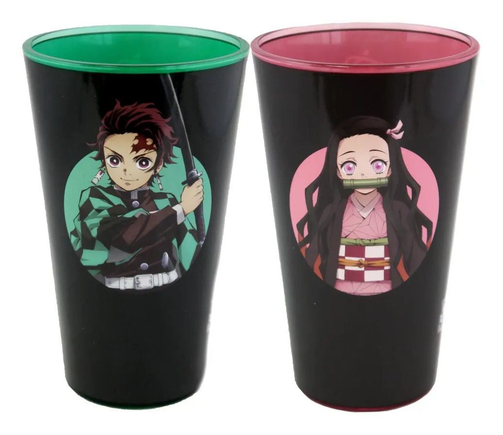 Demon Slayer Trinkgläser 2er-Pack Tanjiro & Nezuko 473 ml