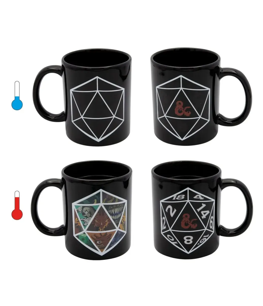 Dungeons & Dragons Tasse mit Thermoeffekt Magic 