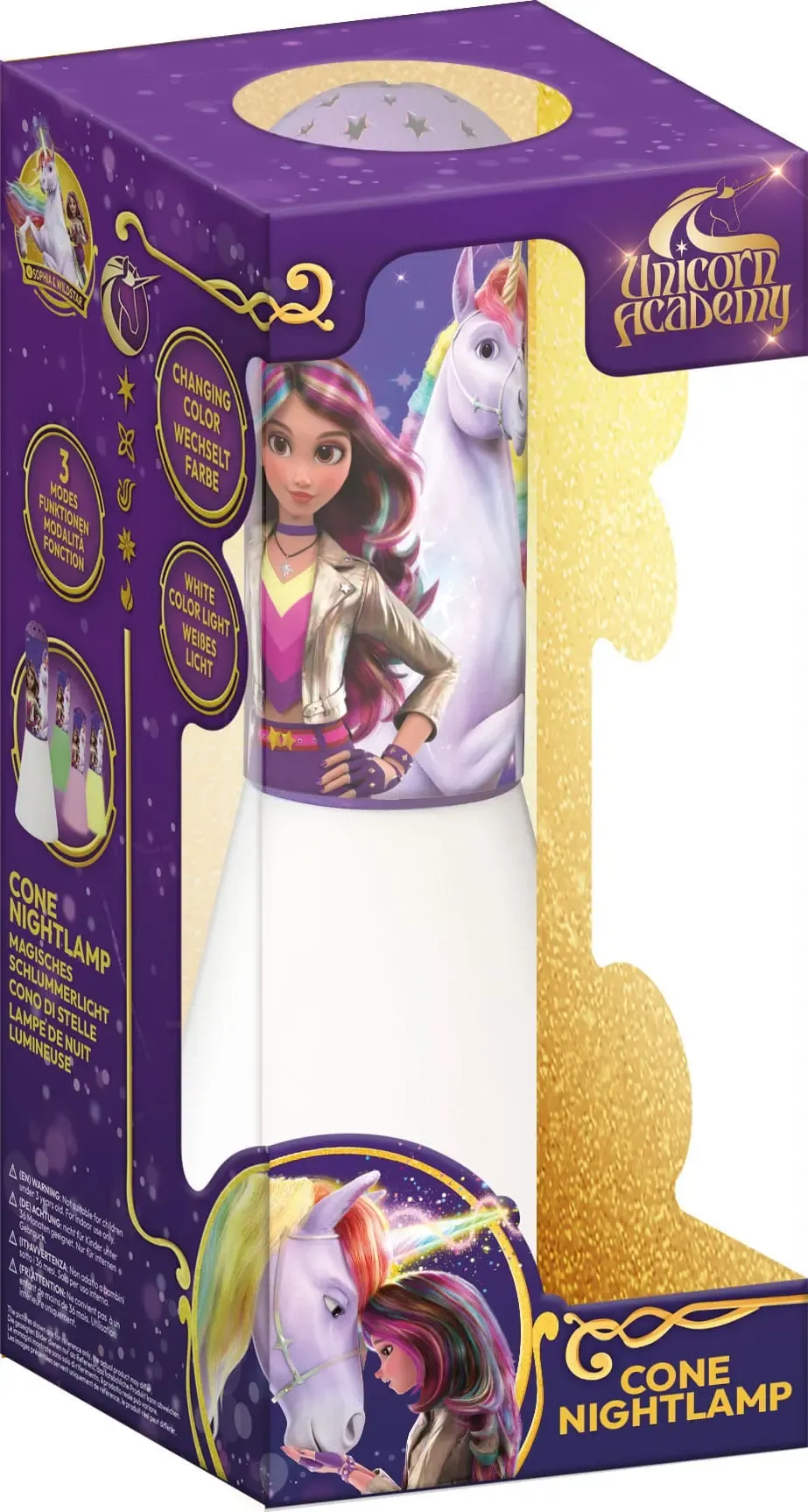 Unicorn Academy Nachtlicht Sternenlicht   