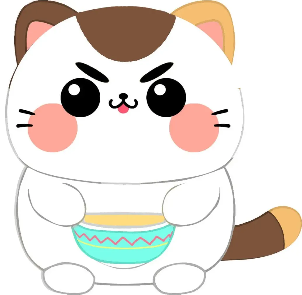 Funny Cat Plüschfigur Cat with Soup 25 cm        