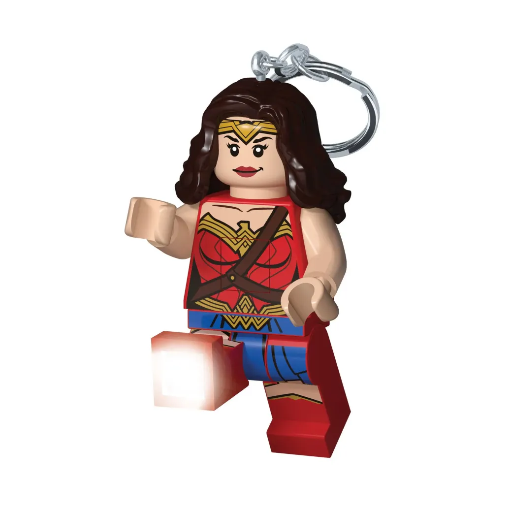LEGO Super Heroes Schlüsselanhänger mit Leuchtfunktion Wonder Woman 6 cm
