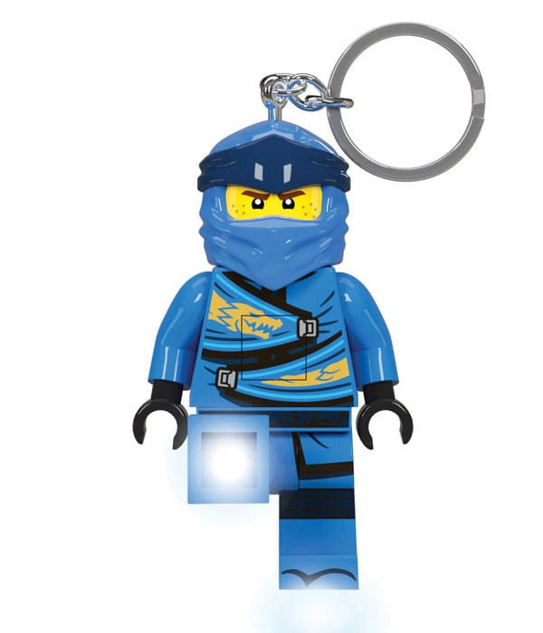 LEGO Ninjago Legacy Schlüsselanhänger mit Leuchtfunktion Jay 8 cm            