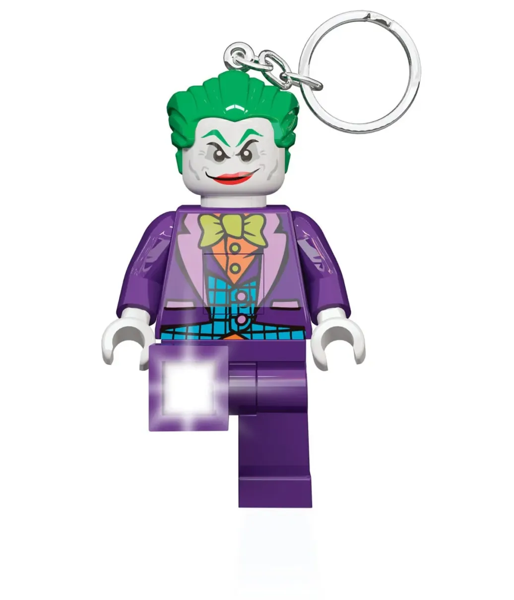LEGO DC Comics Schlüsselanhänger mit Leuchtfunktion Joker 8 cm                     