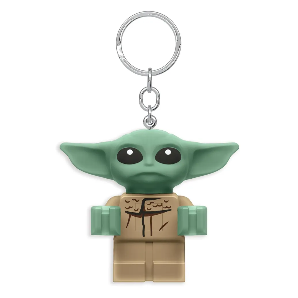 LEGO Star Wars The Mandalorian Schlüsselanhänger mit Leuchtfunktion Baby Yoda 6 cm