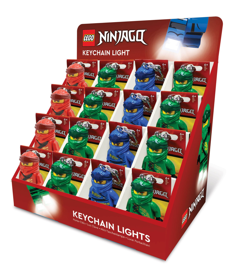LEGO Ninjago Verkaufsdisplay / Thekendisplay für Schlüsselanhänger