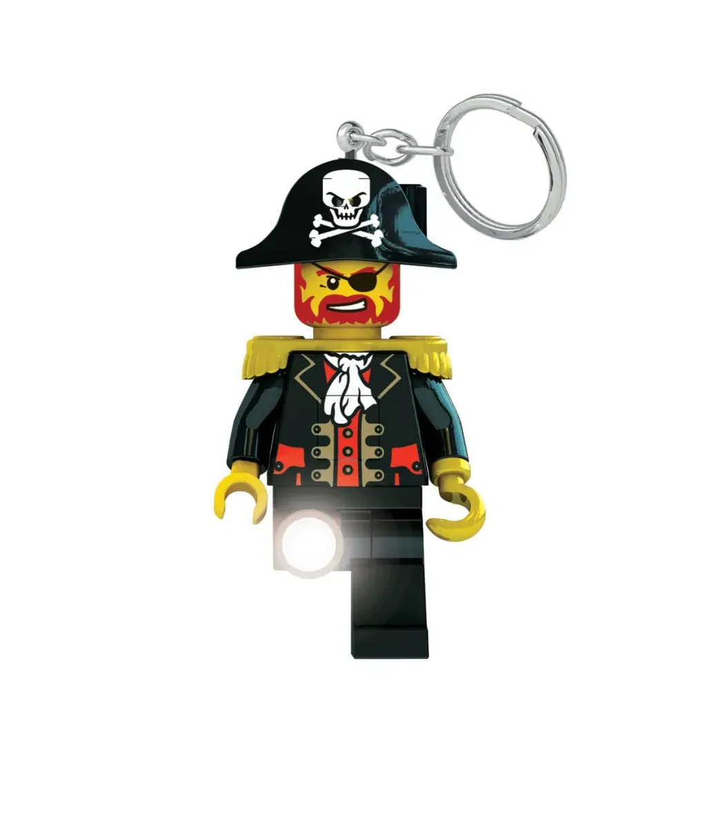LEGO Iconic Schlüsselanhänger mit Leuchtfunktion Captain Brickbeard 8 cm  