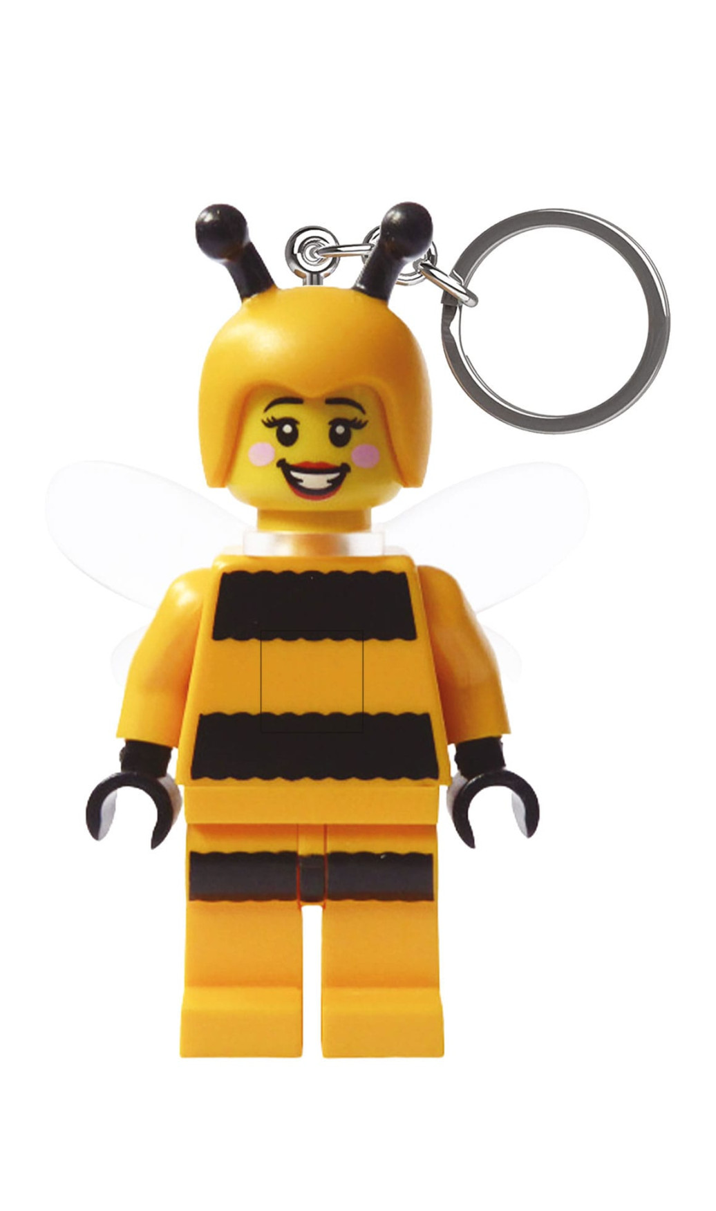 LEGO Minifigures Schlüsselanhänger mit Leuchtfunktion Bienen Mädchen 8 cm