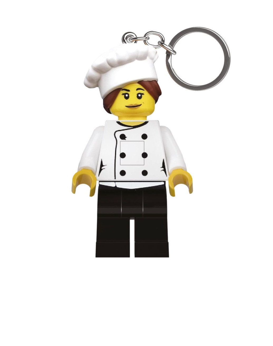 LEGO Minifigures Schlüsselanhänger mit Leuchtfunktion Gourmet Chef 8 cm