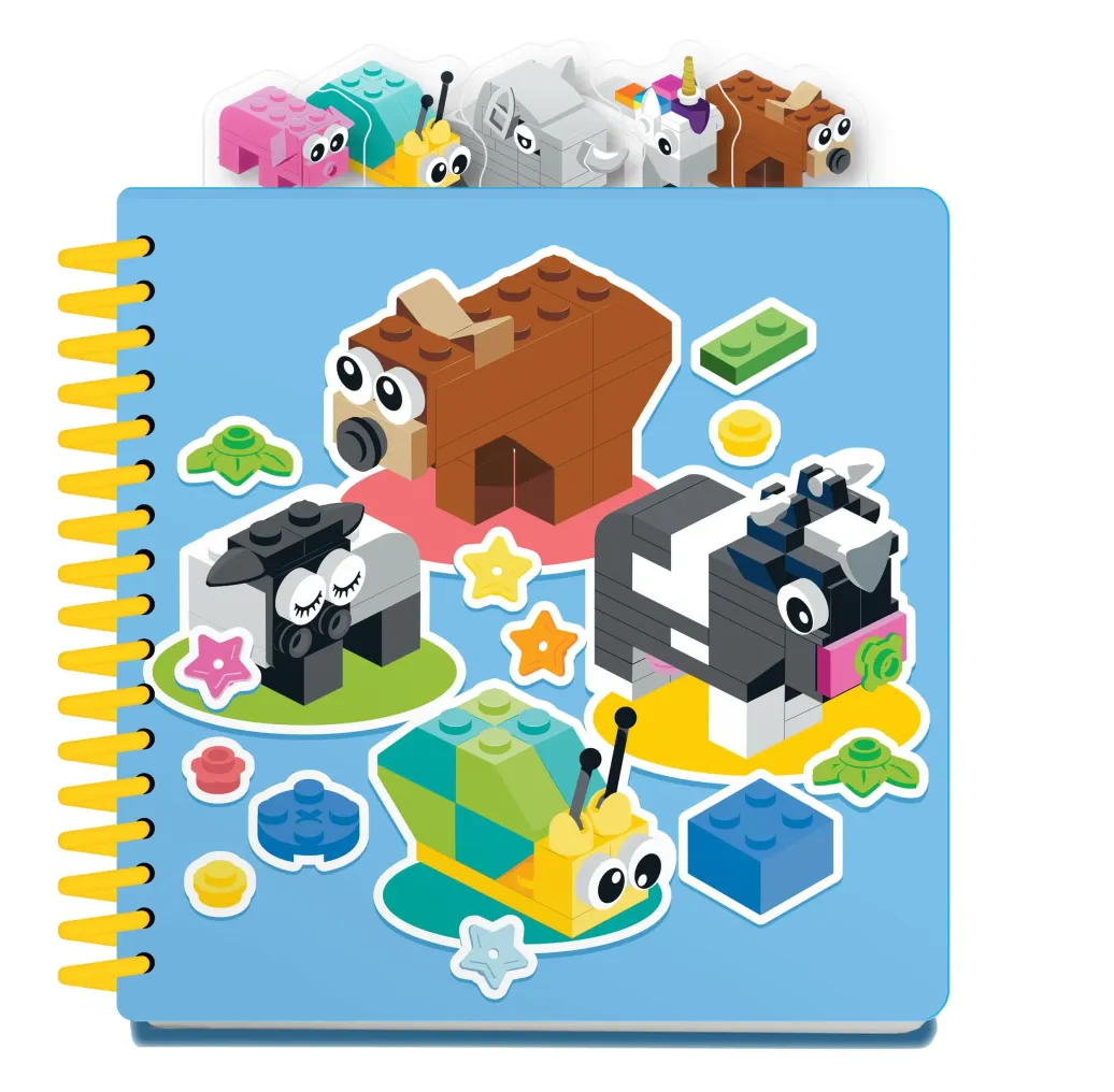 LEGO Icon Tab-Notizbuch Tiere