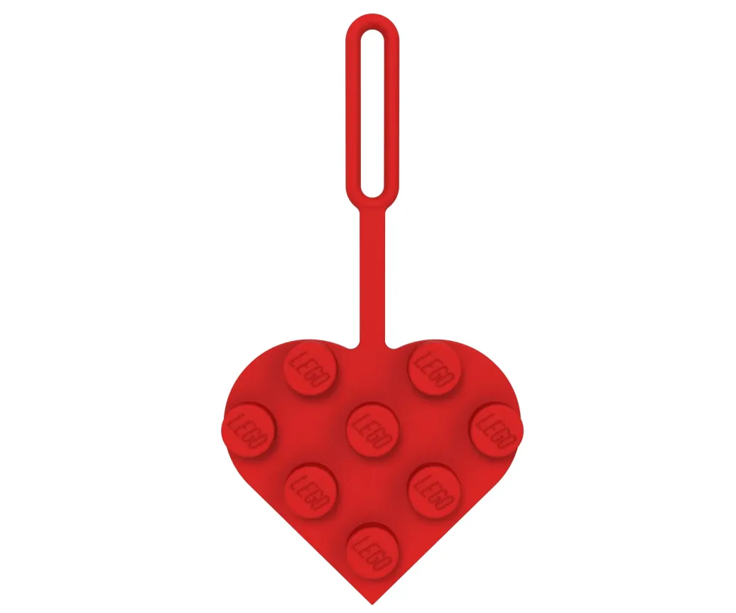 LEGO Minifigures Taschenanhänger Herz Rot 10 cm