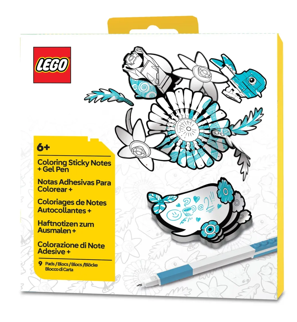 LEGO Klebezettel Set mit Stift Botanicals