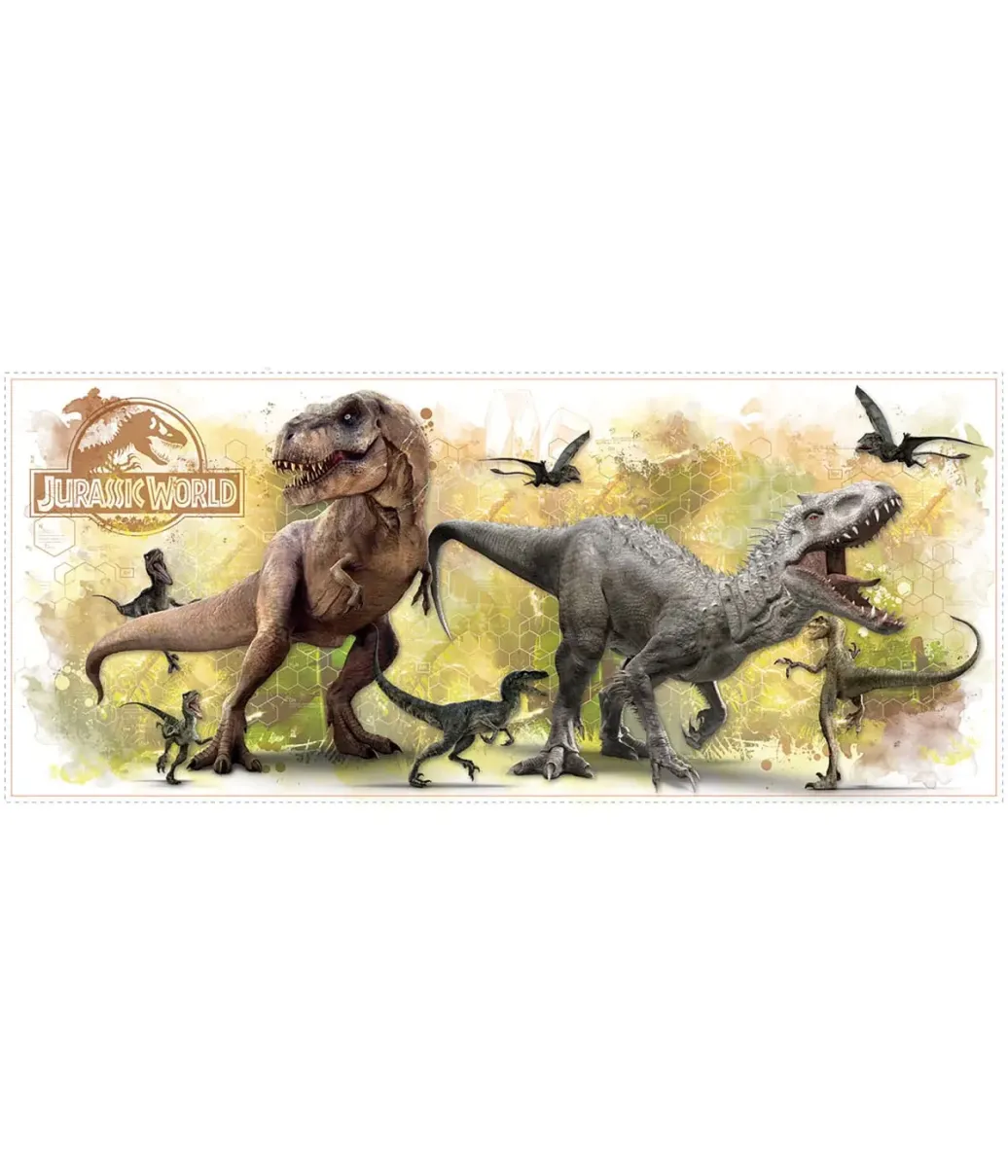 Jurassic World Wandaufkleber 13 x 46 cm