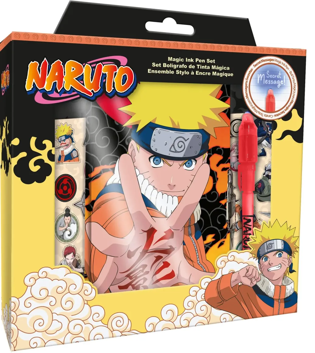 Naruto Tagebuch Set mit Schloss   