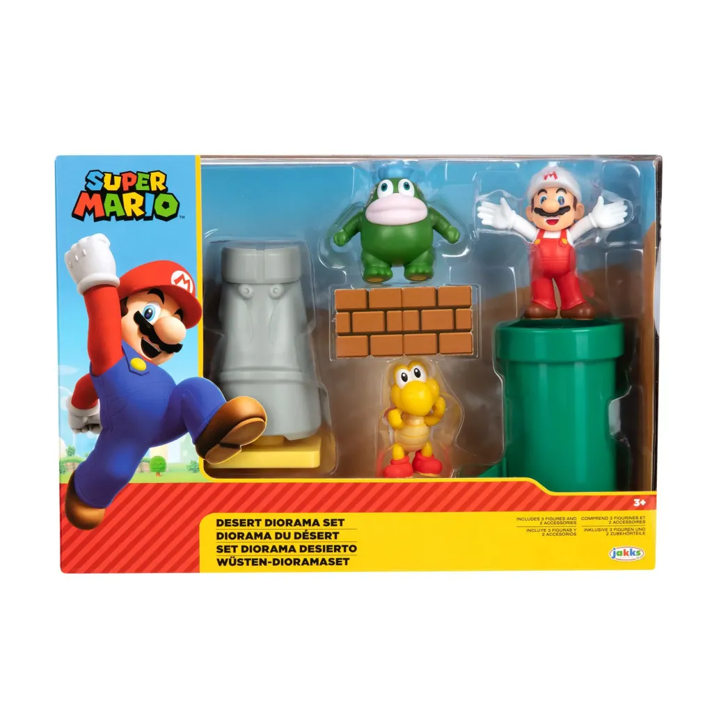 World of Nintendo Super Mario Diorama Set Wüste