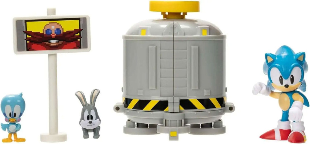 Sonic - The Hedgehog Diorama Spielset Level Clear 6 cm