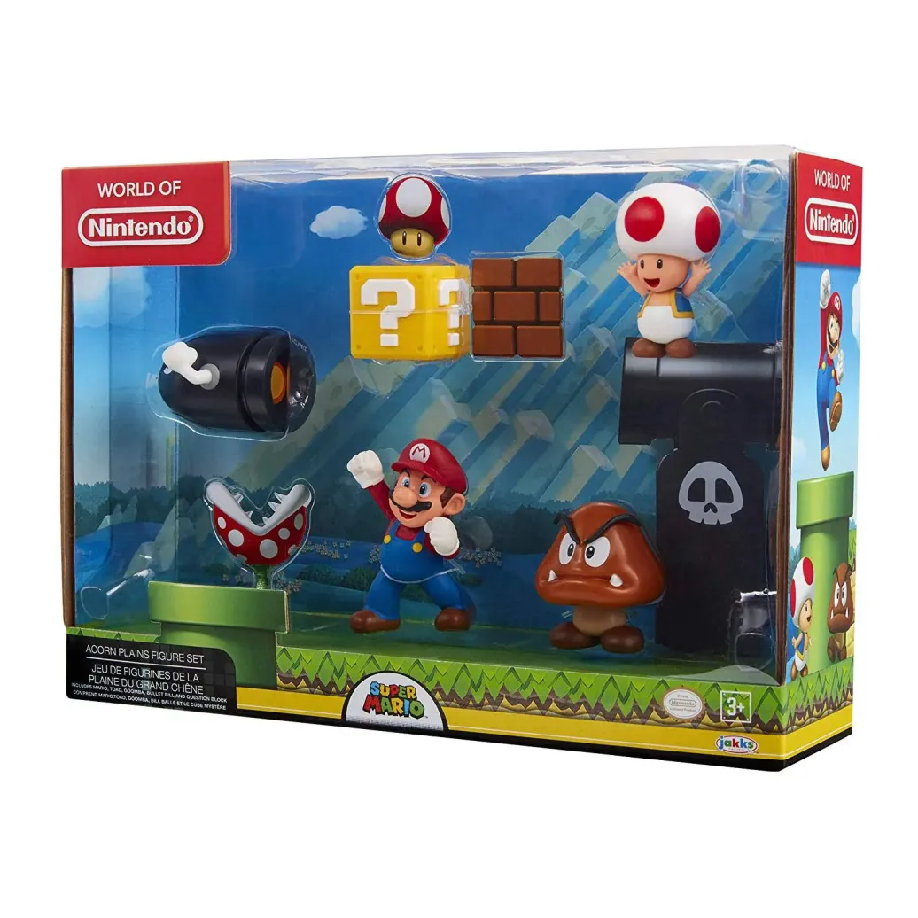 New Super Mario Bros. U Eichenhain 5er-Pack Minifiguren 6 cm