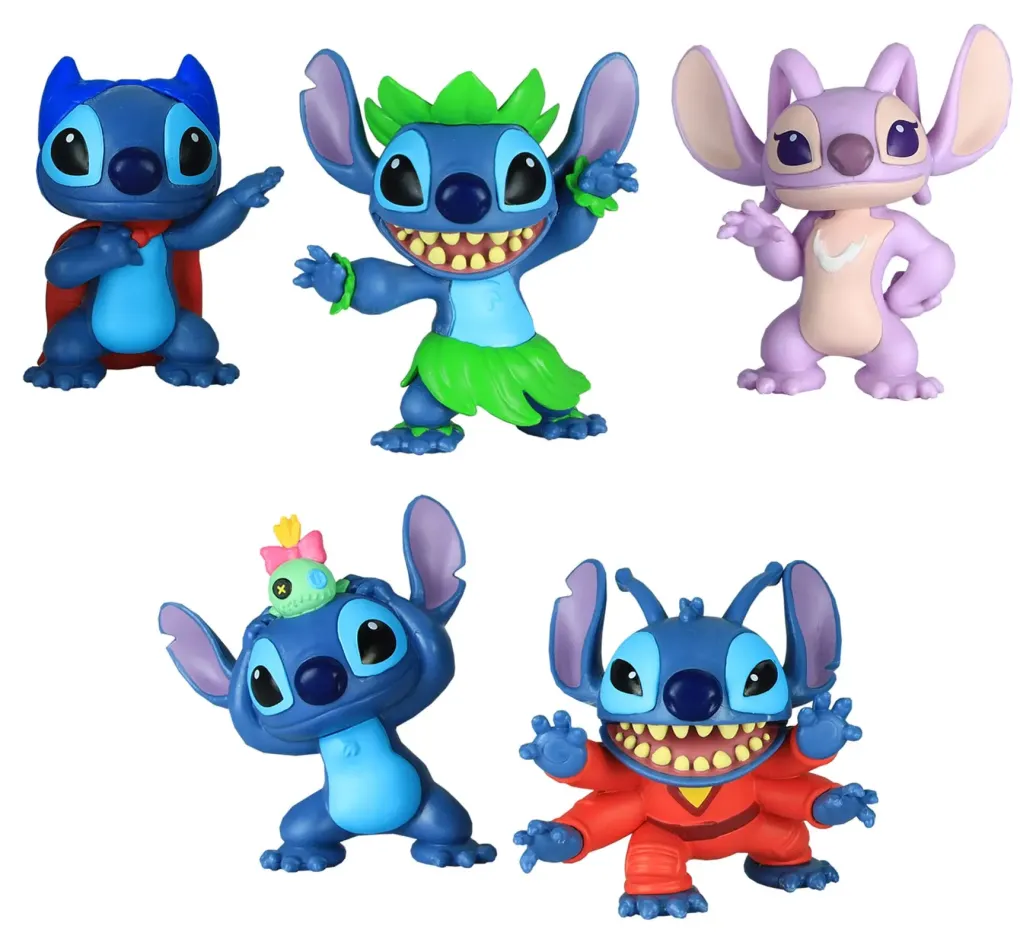 Lilo & Stitch Minifiguren 5er-Pack Stitch Collectible Figure Set 7 cm