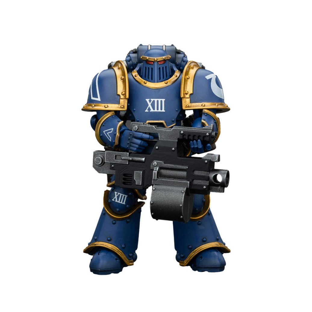 Warhammer The Horus Heresy Actionfigur 1/18 Ultramarines Legion MKIII Tactical Support Squad Legionary with Heavy Bolter 20 cm