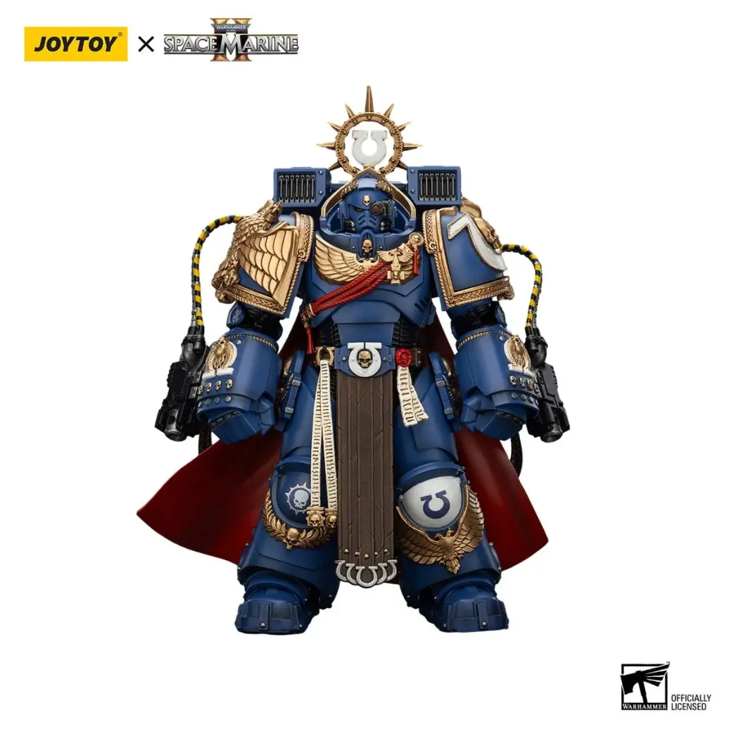 Warhammer 40k Actionfigur Ultramarines Marneus Calgar Chapter Master with MKX Gravis Armour and Gauntlets of Ultramar 20 cm