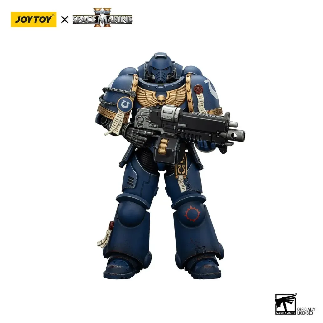 Warhammer 40,000: Space Marine 2 Actionfigur Ultramarines Brother Chairon Collectors Edition 13 cm