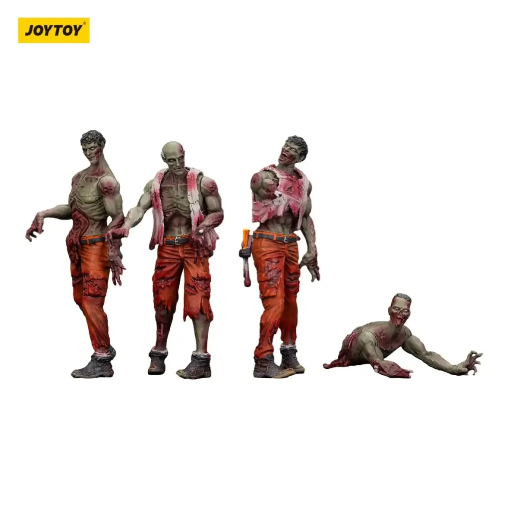 Zombie Dark Source Actionfiguren 4er-Pack Mechanic Team 8 cm