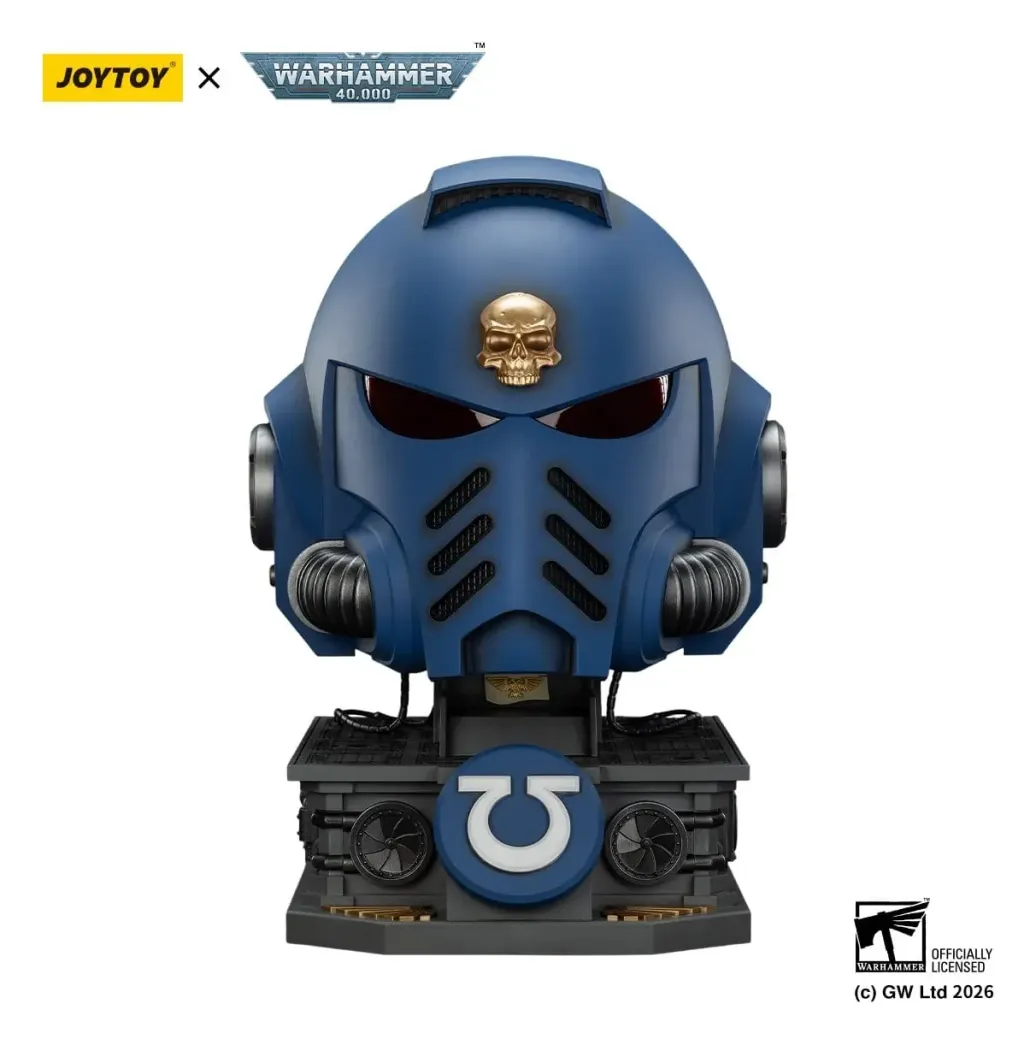 Warhammer 40,000 Captain MkX Helmet & Display Stand Ultramarines 44 cm