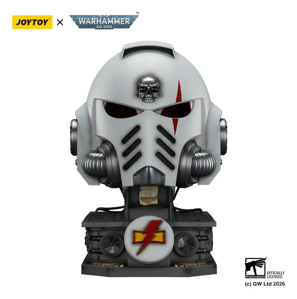 Warhammer 40,000 Helm mit Display-Ständer White Scars MkX 44 cm