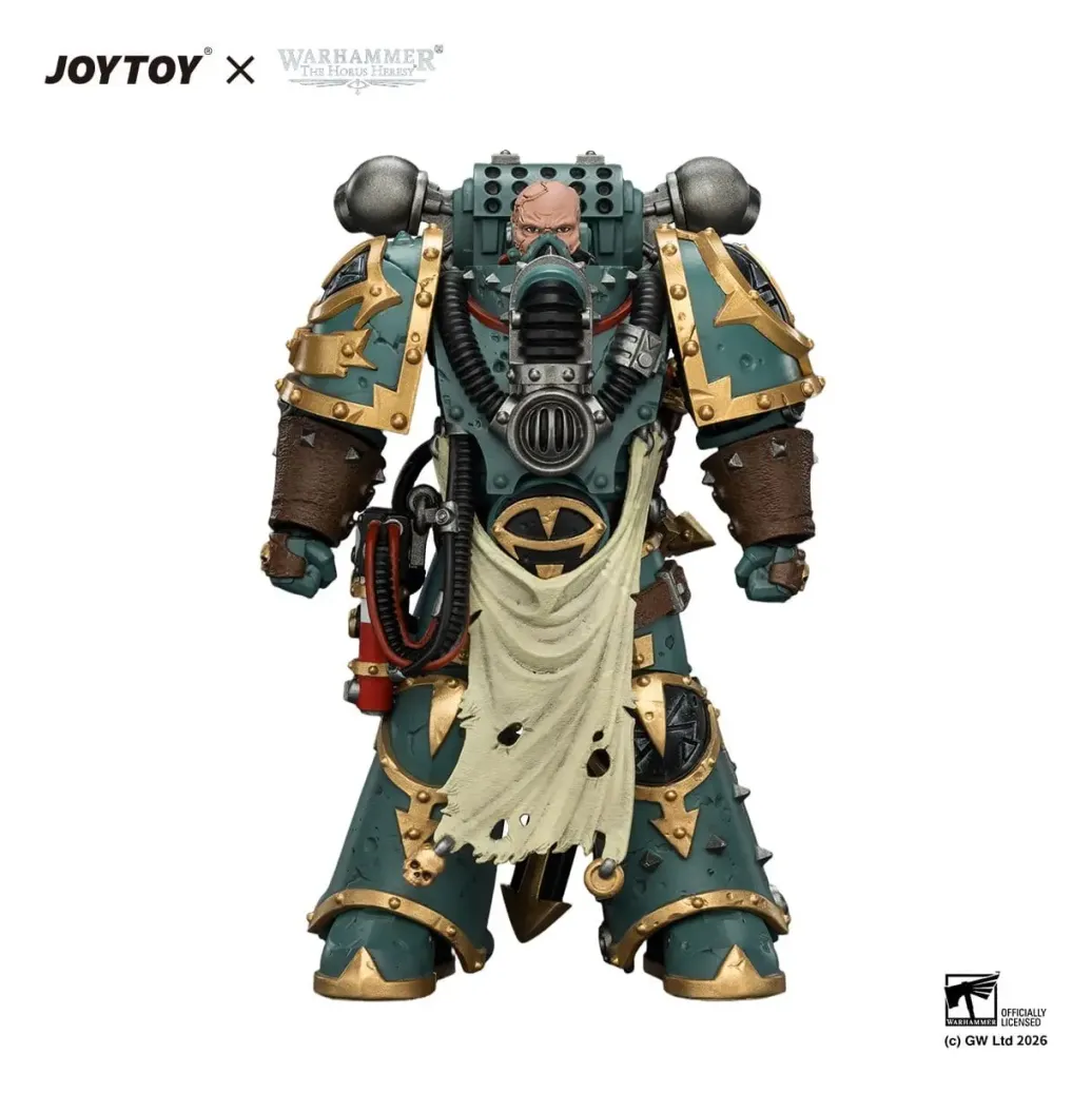 Warhammer Actionfigur Sons of Horus Maloghurst the Twisted, the Warmaster's Equerry 13 cm