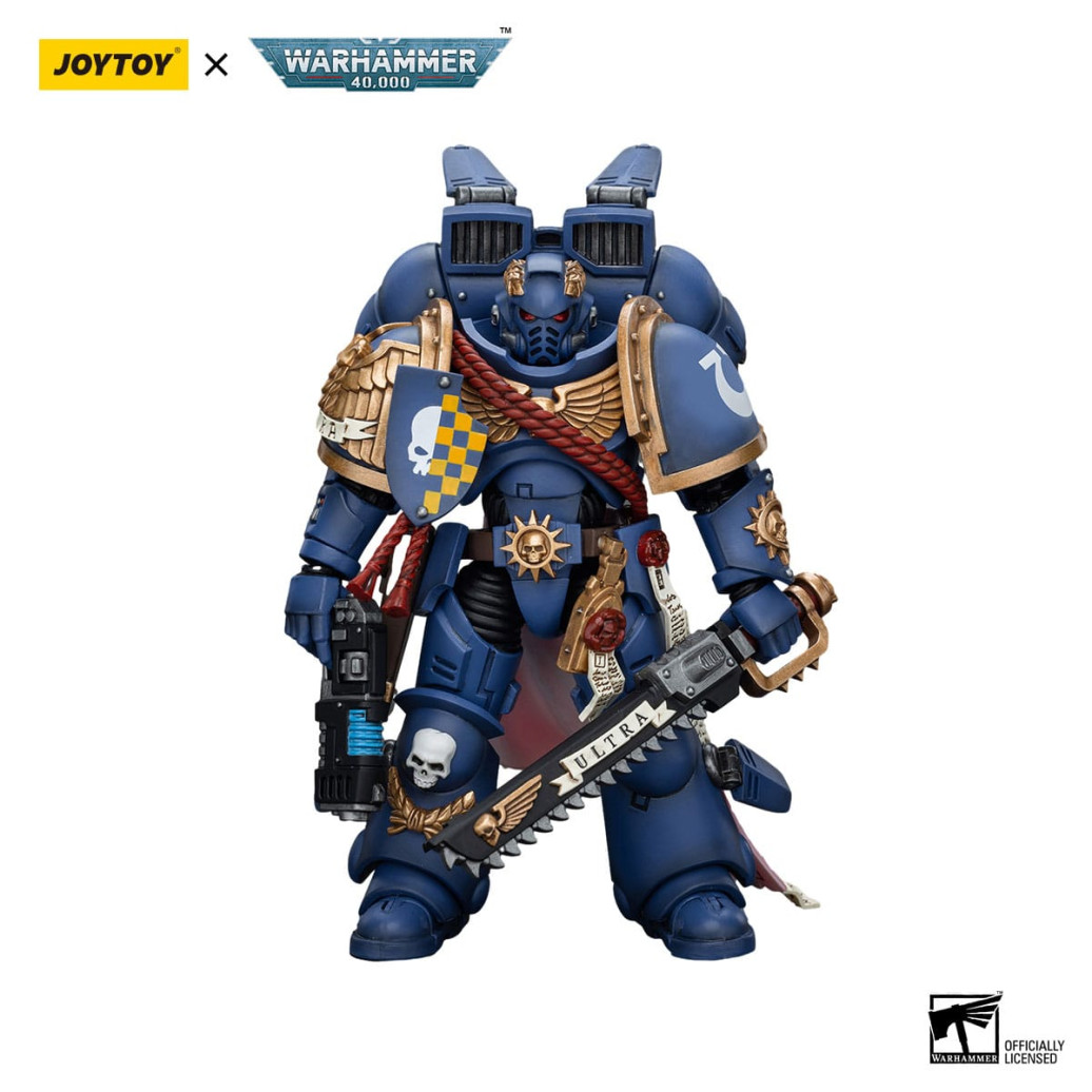 Warhammer 40k Actionfigur 1/18 Ultramarines Captain With Jump Pack 12 cm