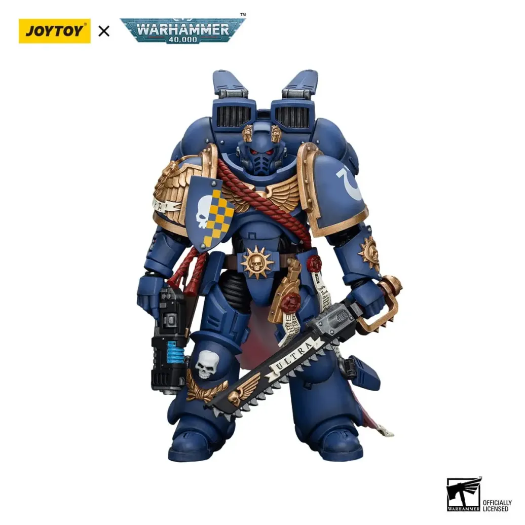 Warhammer 40k Actionfigur 1/18 Ultramarines Captain With Jump Pack 12 cm