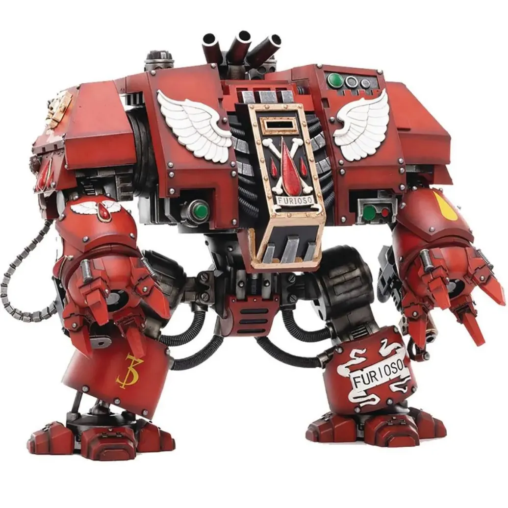Warhammer 40k Actionfigur 1/18 Blood Angels Furioso Dreadnought Brother Samel 20 cm