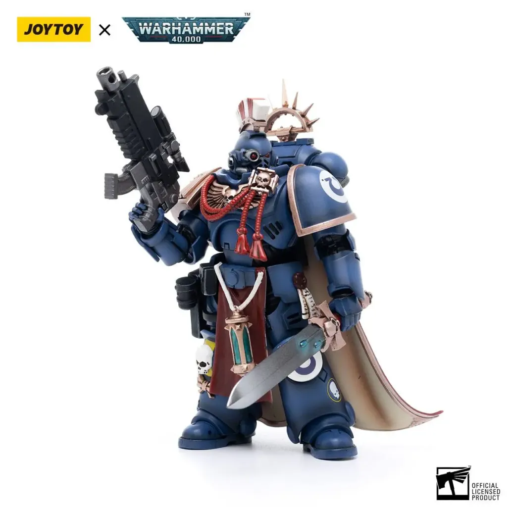 Warhammer 40k Actionfigur 1/18 Ultramarines Primaris Captain Sidonicus 12 cm
