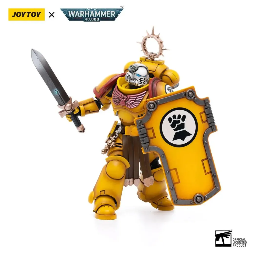 Warhammer 40k Actionfigur 1/18 Imperial Fists Veteran Brother Thracius 12 cm