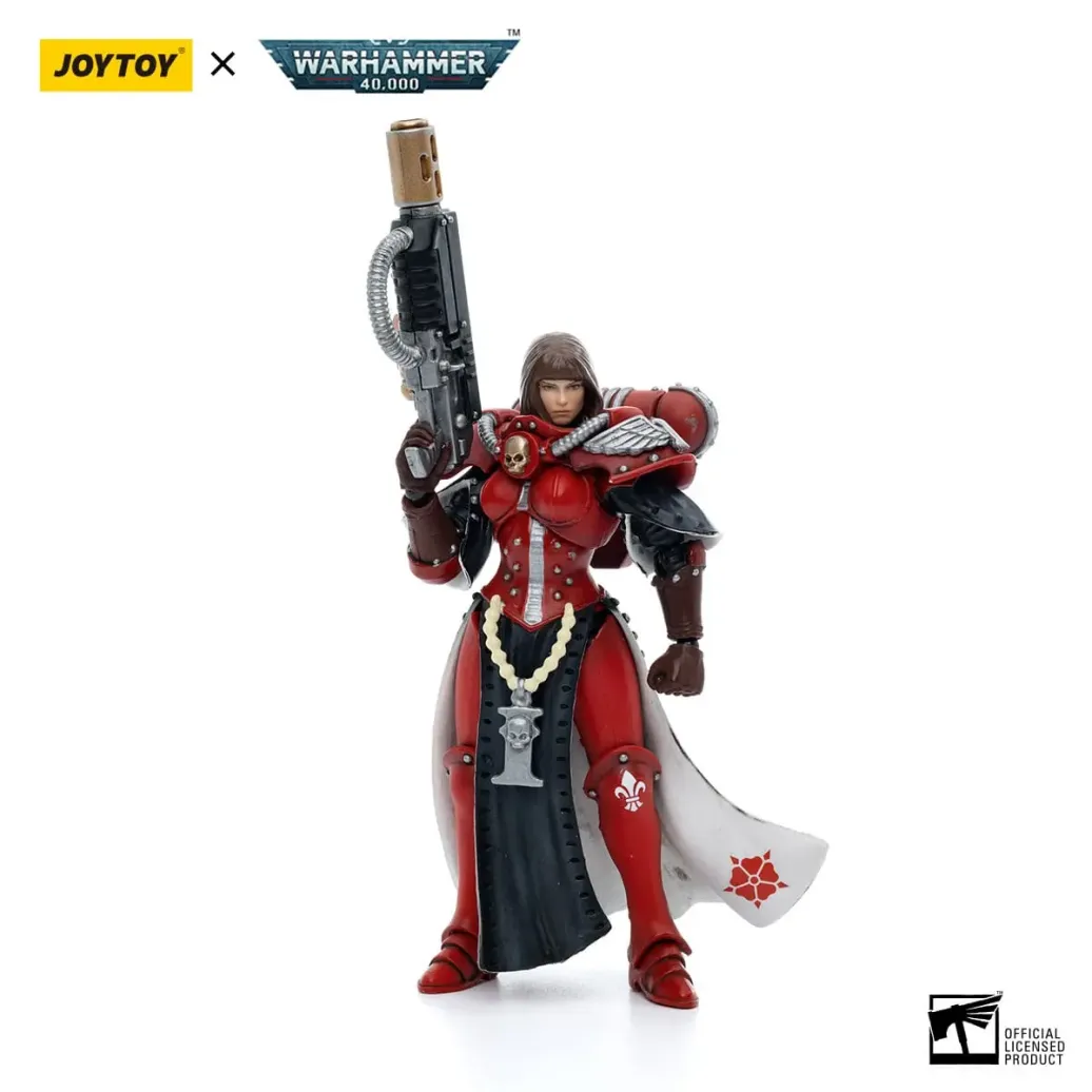 Warhammer 40k Actionfigur 1/18 Adepta Sororitas Battle Sisters Order of the Bloody Rose Sister Lonell 12 cm