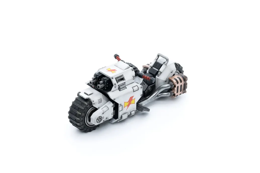 Warhammer 40k Fahrzeug 1/18 White Scars Raider-pattern Combat Bike 22 cm