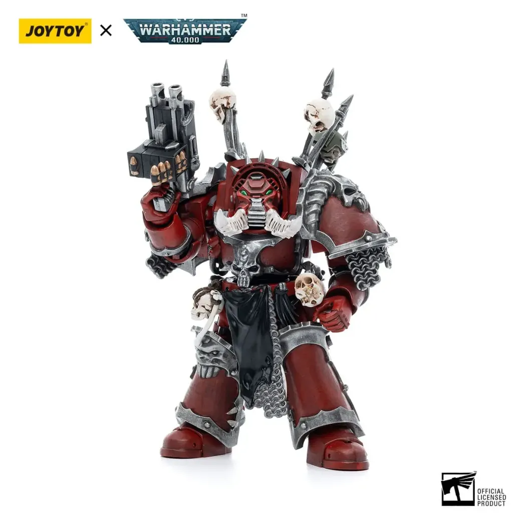 Warhammer 40k Actionfigur 1/18 Chaos Space Marines Word Bearers Chaos Terminator Garchak Vash 12 cm