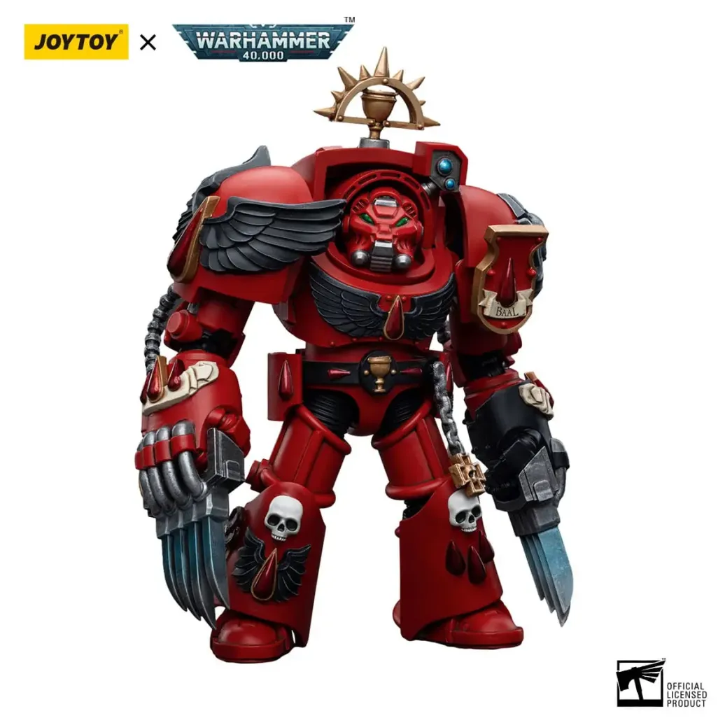 Warhammer 40k Actionfigur 1/18 Blood Angels Assault Terminators Brother Tyborel 12 cm