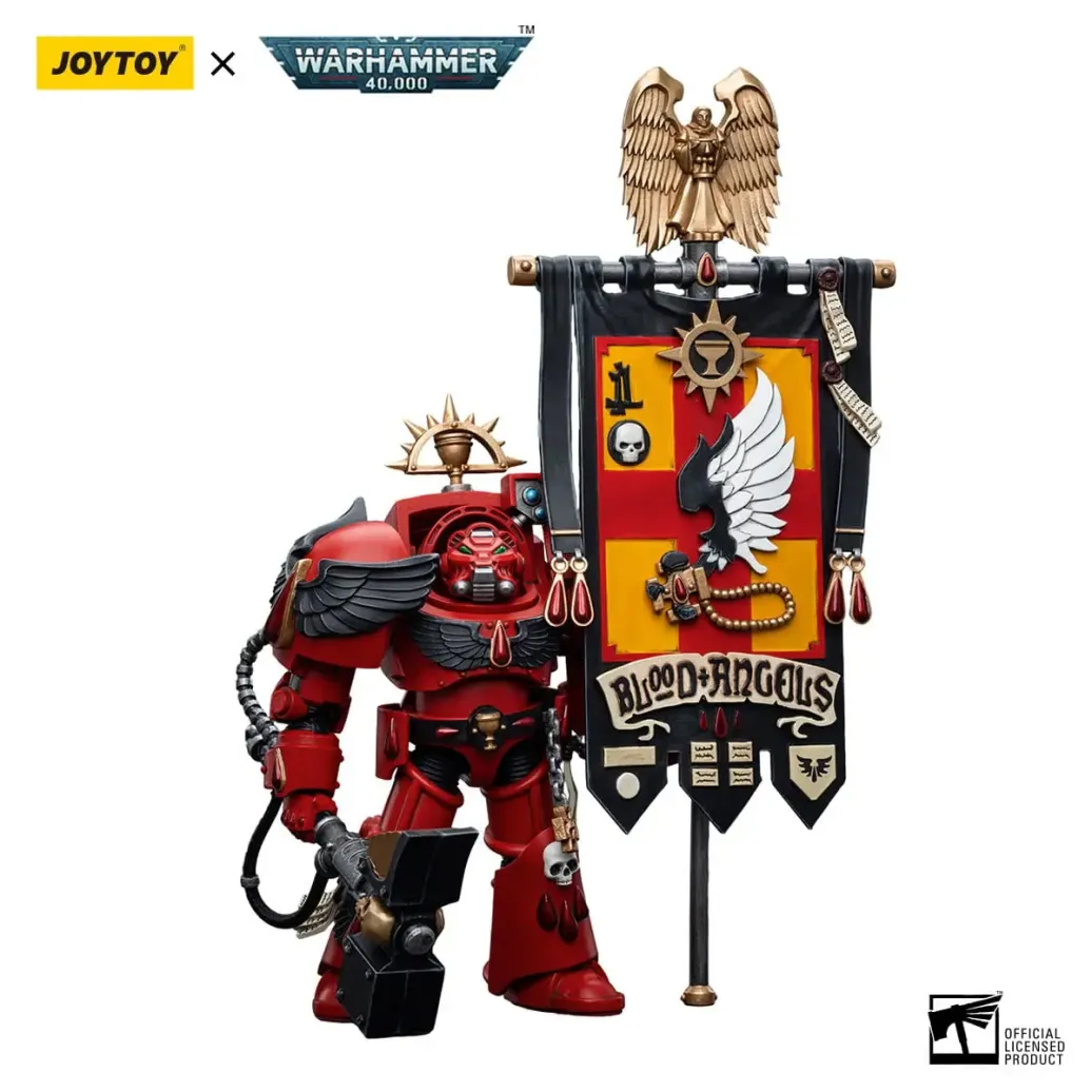 Warhammer 40k Actionfigur 1/18 Blood Angels Ancient Brother Leonid 12 cm