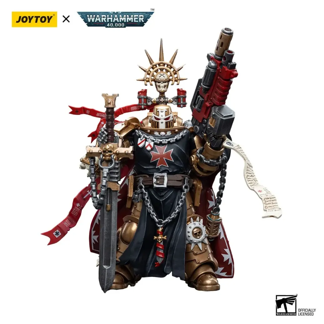 Warhammer 40k Actionfigur 1/18 Black Templars High Marshal Helbrecht 12 cm
