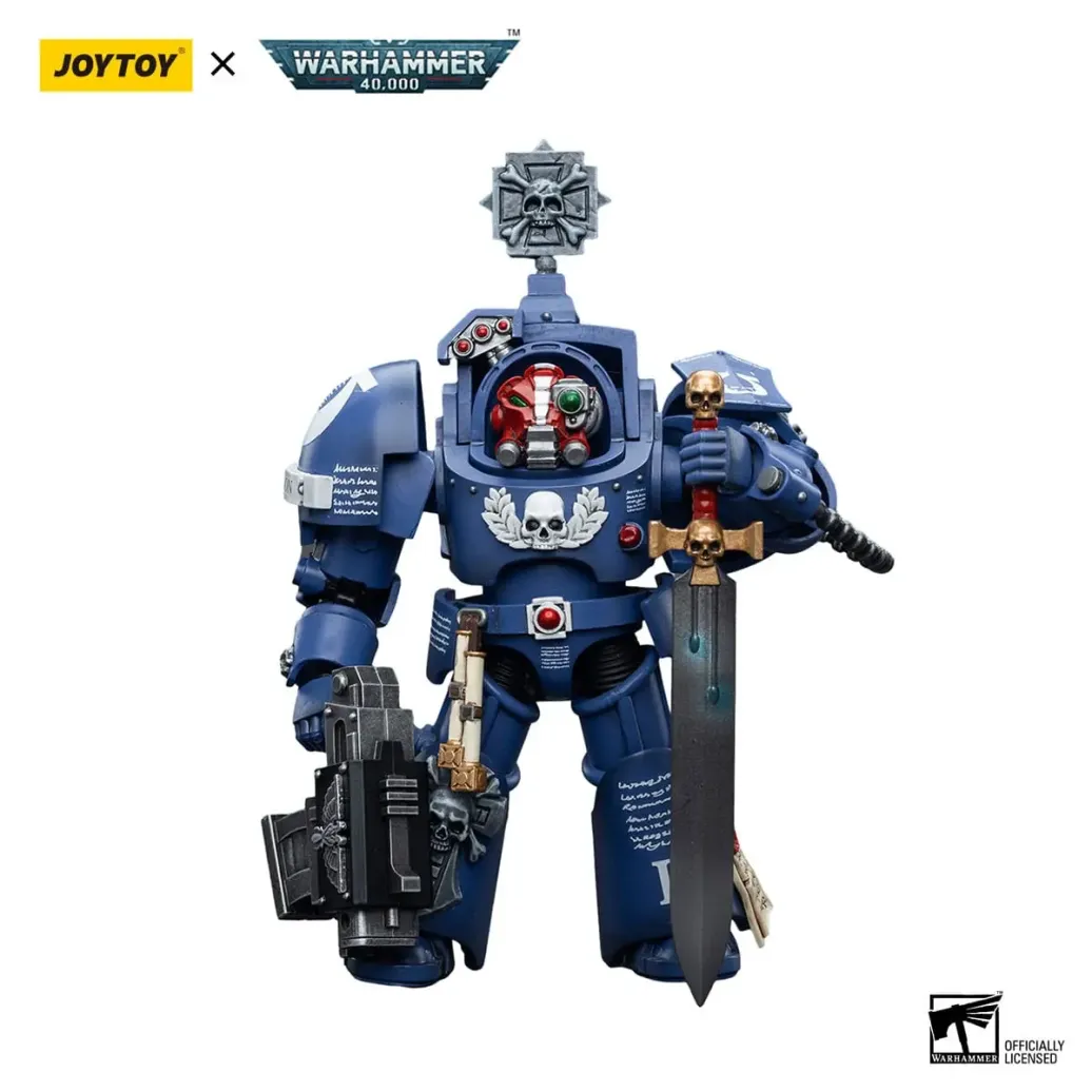 Warhammer 40k Actionfigur 1/18 Ultramarines Terminators Sergeant Terconon 12 cm