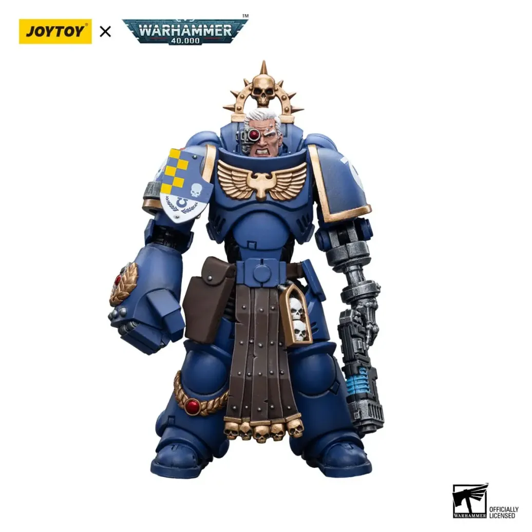 Warhammer 40k Actionfigur 1/18 Ultramarines Lieutenant with Power Fist 12 cm