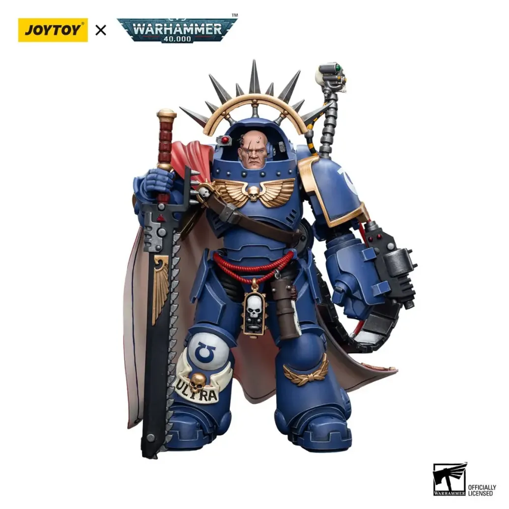 Warhammer 40k Actionfigur 1/18 Ultramarines Captain in Gravis Armour 12 cm
