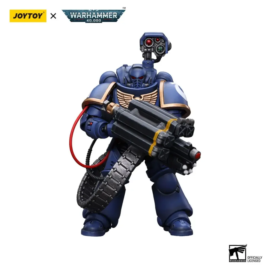 Warhammer 40k Actionfigur 1/18 Ultramarines Desolation Marine with Castellan Launcher (Superfrag) 12 cm