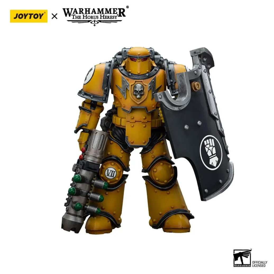 Warhammer The Horus Heresy Actionfigur 1/18 Imperial Fists Legion MkIII Breacher Squad Legion Breacher with Graviton Gun 12 cm