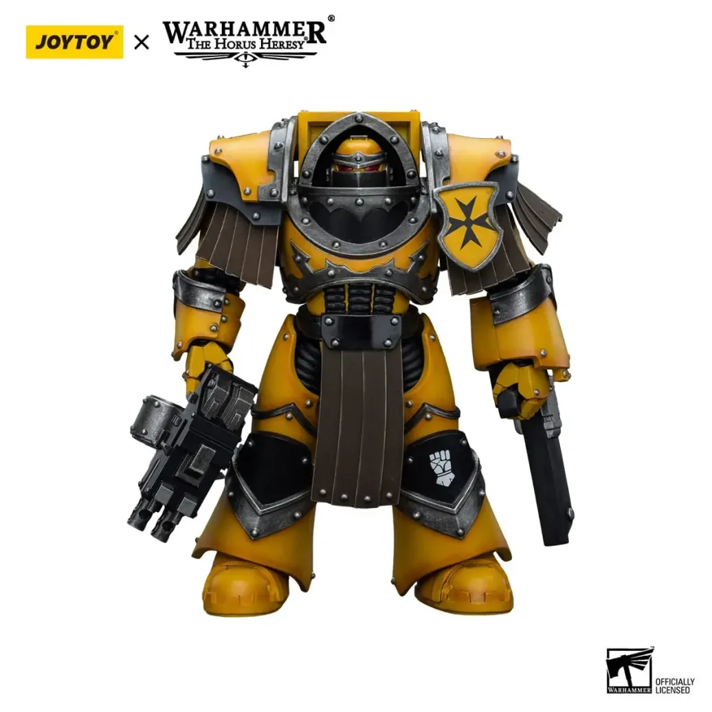 Warhammer The Horus Heresy Actionfigur 1/18 Imperial Fists Legion Cataphractii Terminator Squad Legion Cataphractii with Chainfist 12 cm