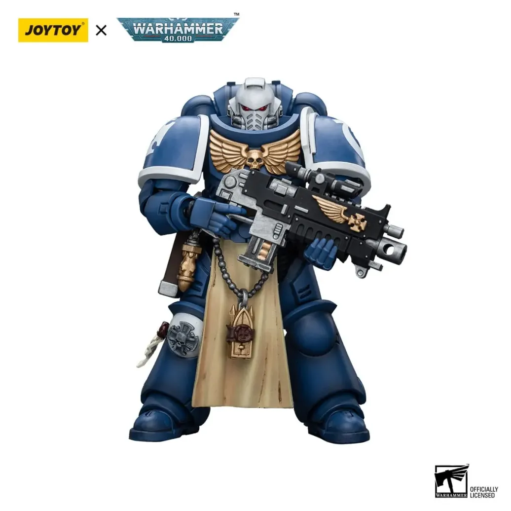 Warhammer 40k Actionfigur 1/18 Ultramarines Sternguard Veteran with Bolt Rifle 12 cm