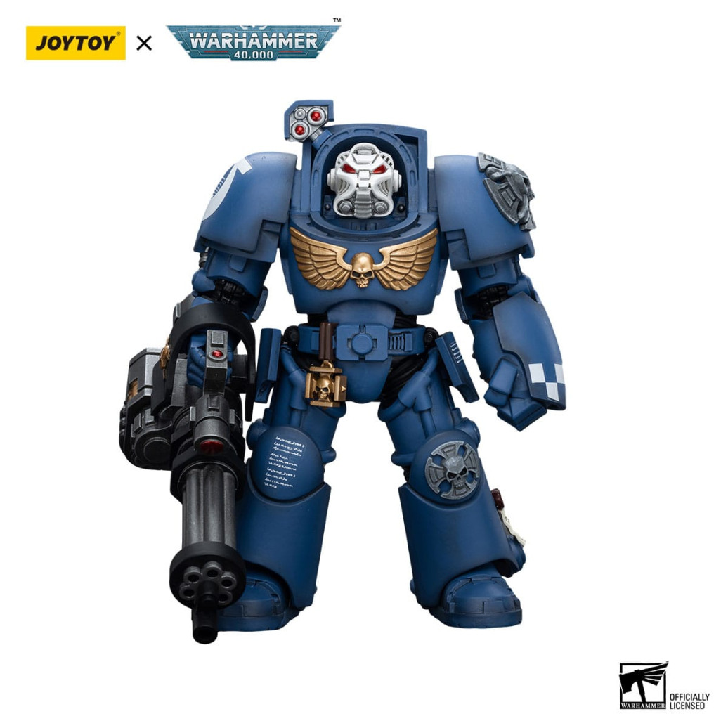 Warhammer 40k Actionfigur 1/18 Ultramarines Terminator Squad Terminator with Assault Cannon 12 cm