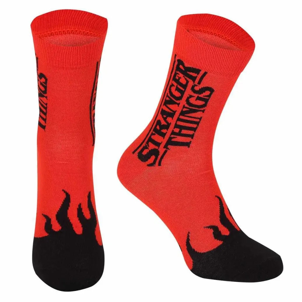 Stranger Things Socken Red Flame Large