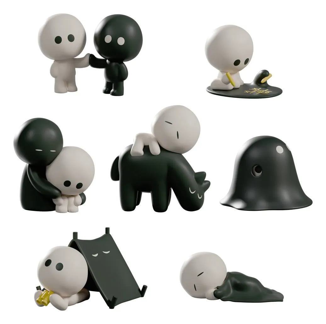 Meyanmi Shadow Minifiguren S1 7 cm Blind Box Display (6)